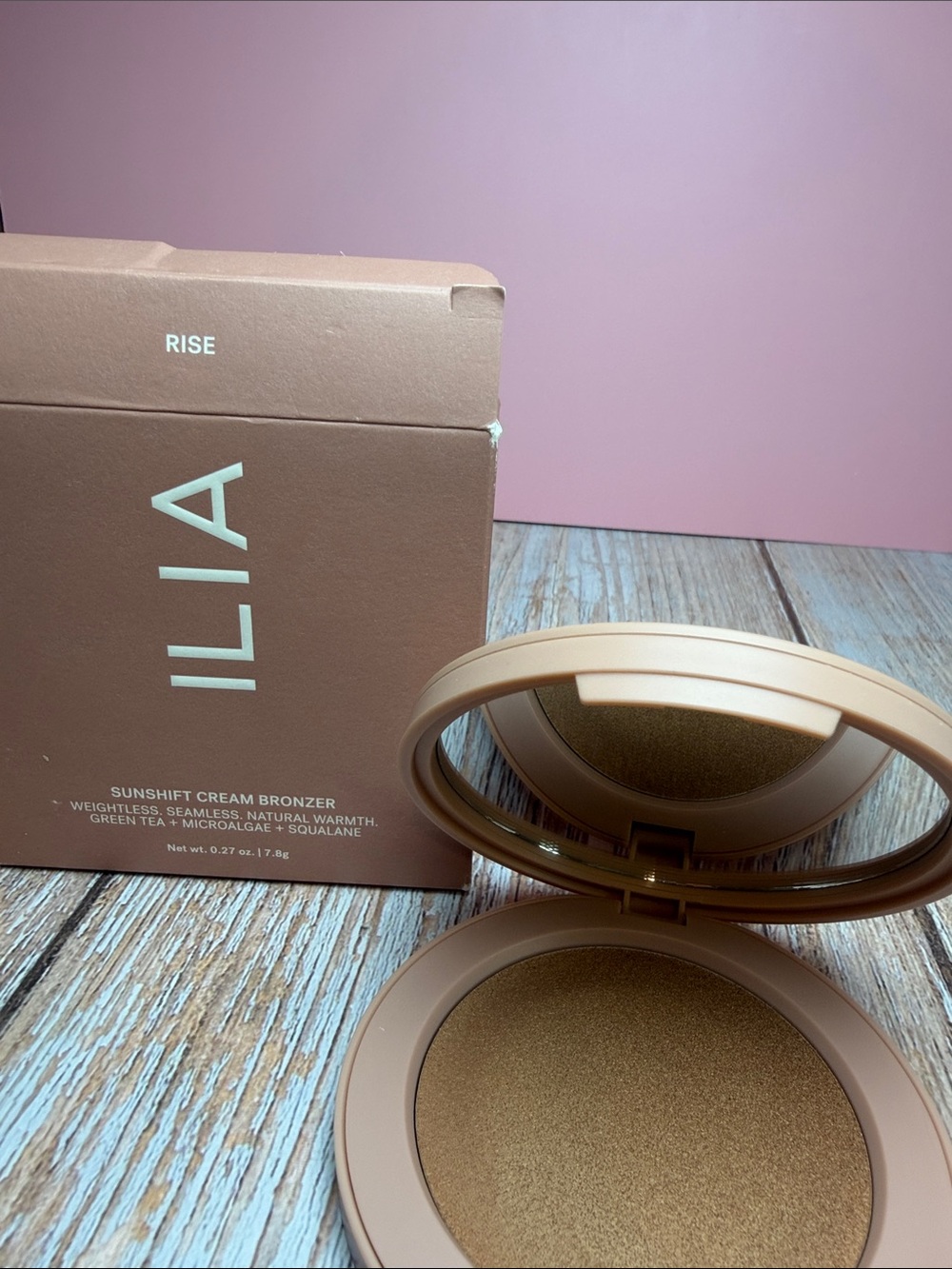 ILIA Sunshift Cream Bronzer Rise — Warm Bronze